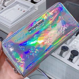 Michael Kors iridescent rainbow wallet